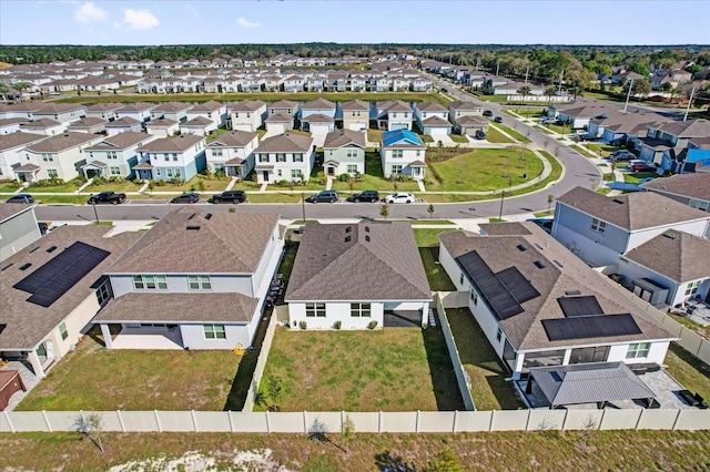 drone / aerial view featuring a residential view