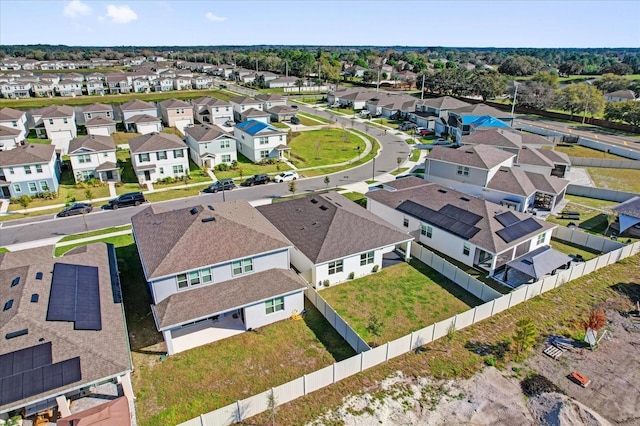 drone / aerial view featuring a residential view