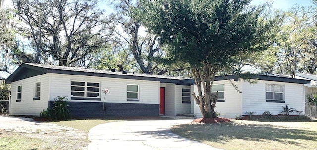 view of ranch-style house