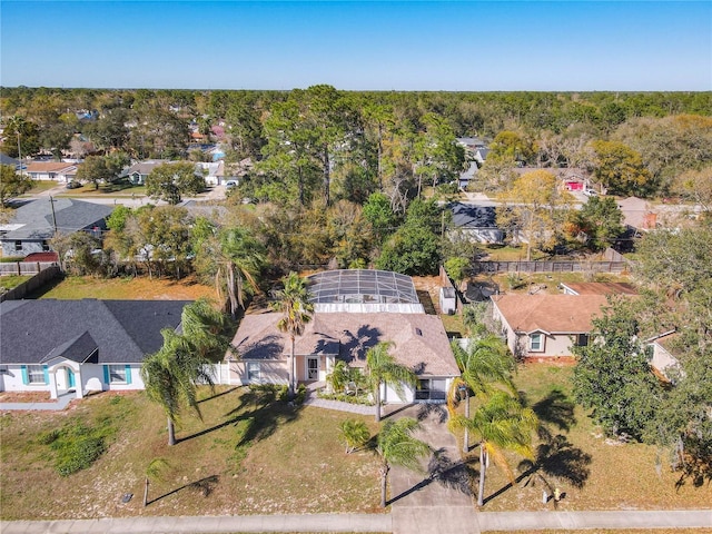 birds eye view of property featuring a residential view