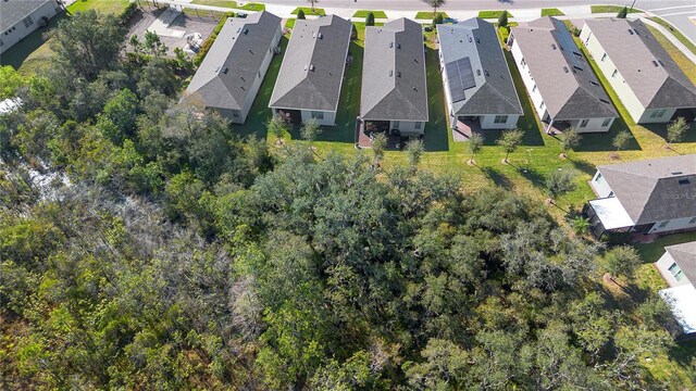 bird's eye view featuring a residential view