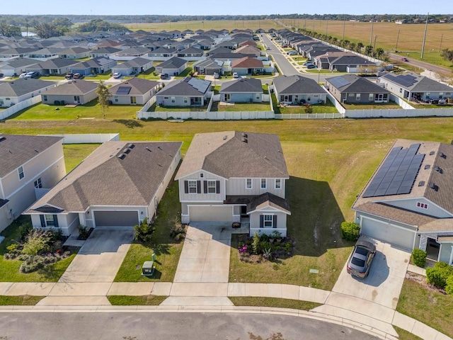 drone / aerial view featuring a residential view