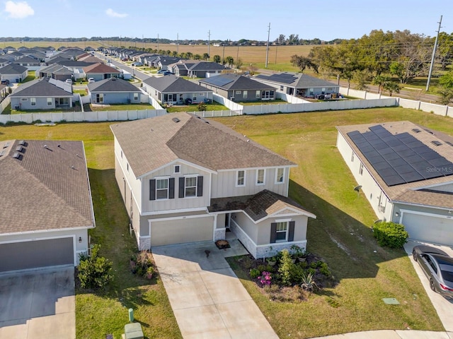 birds eye view of property featuring a residential view