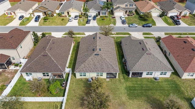 drone / aerial view featuring a residential view