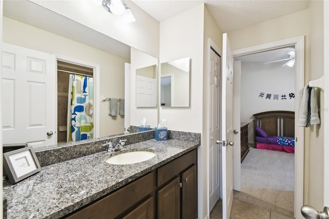 full bathroom with vanity