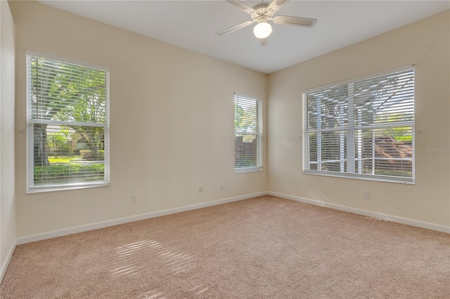 1187 Tadsworth Ter, Lake Mary, FL 32746 - carpeted empty room with a ceiling fan and baseboards