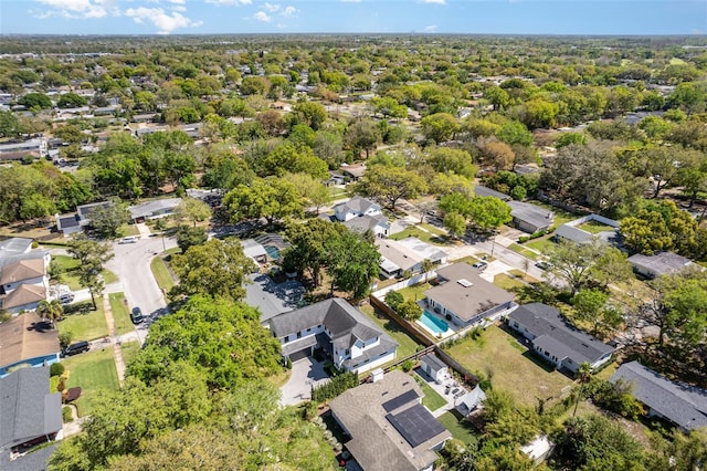 aerial view featuring a residential view