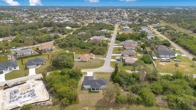 bird's eye view featuring a residential view