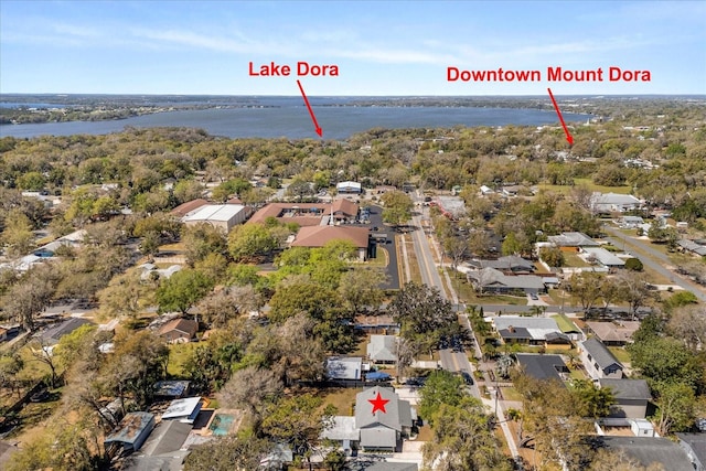 bird's eye view featuring a residential view