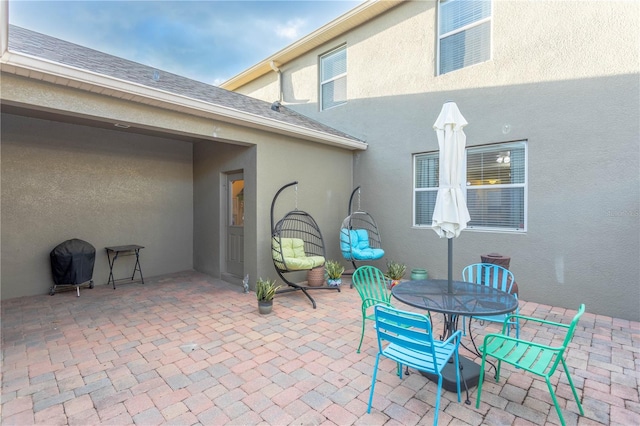 view of patio / terrace with outdoor dining space