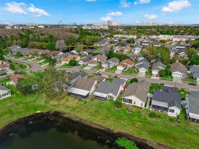 bird's eye view featuring a residential view