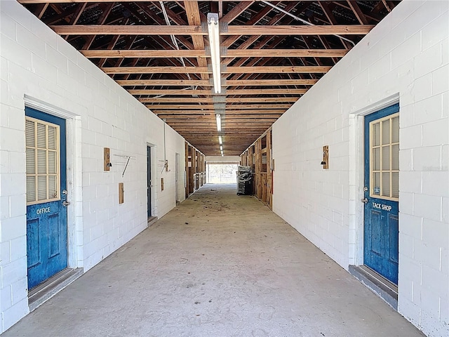 view of stable