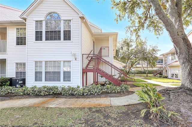 multi unit property featuring stairway