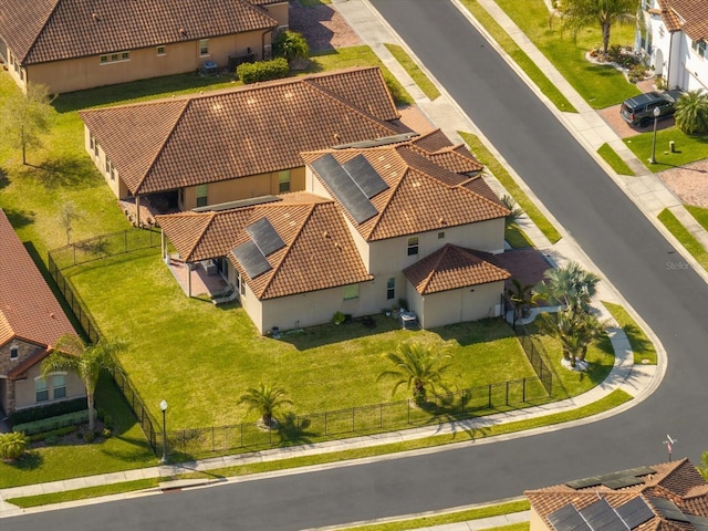 birds eye view of property featuring a residential view