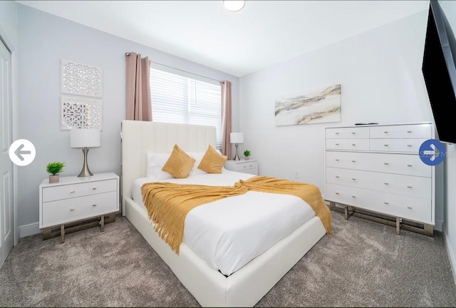 bedroom featuring carpet floors