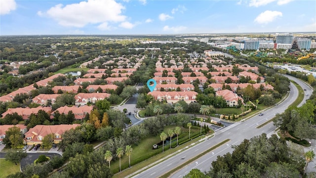 birds eye view of property featuring a residential view