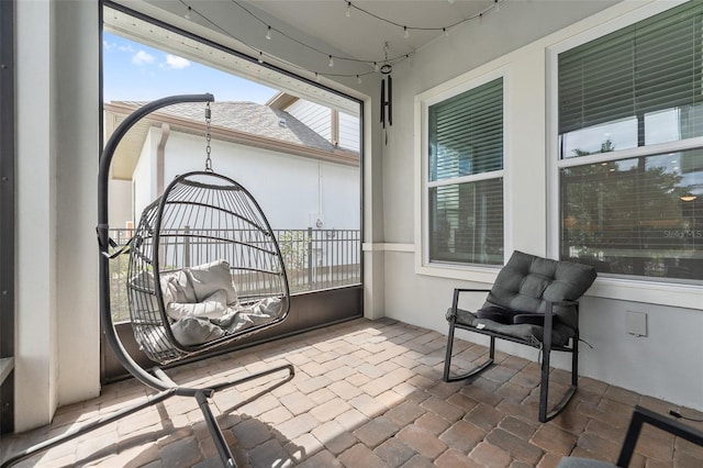 exterior space featuring a balcony