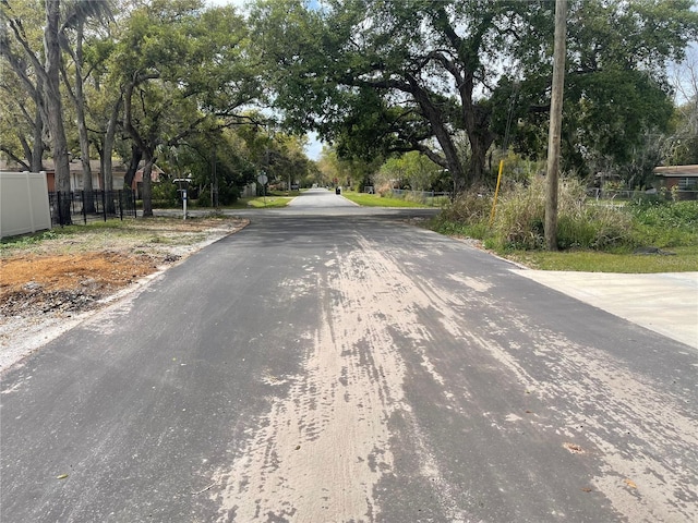 view of road