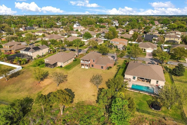 drone / aerial view featuring a residential view