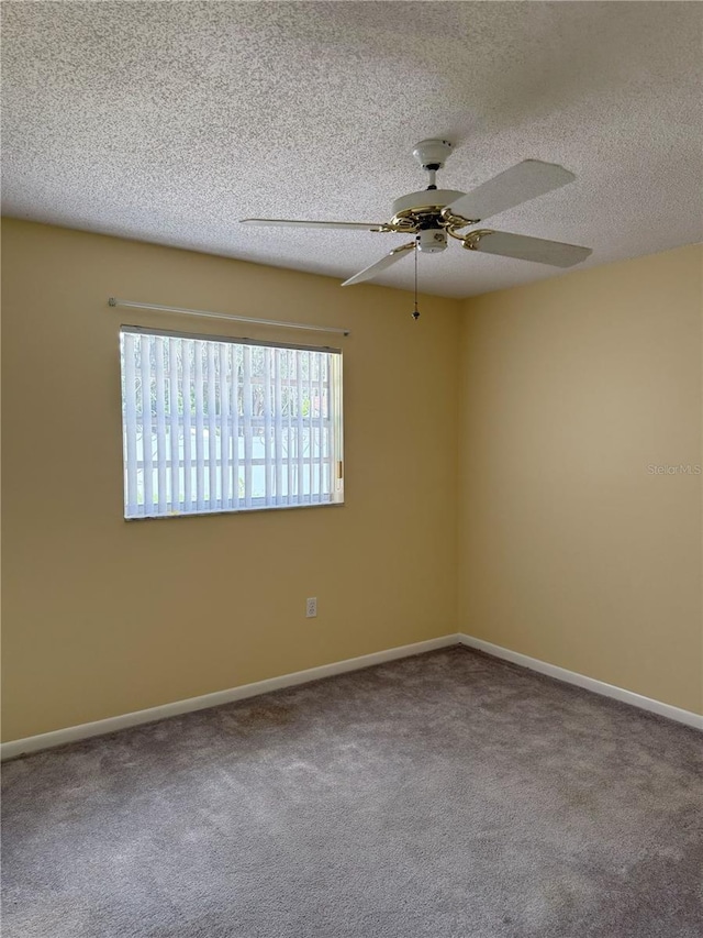 333 Crystal Cir, Oviedo, FL 32765 - carpeted spare room with a ceiling fan and a textured ceiling
