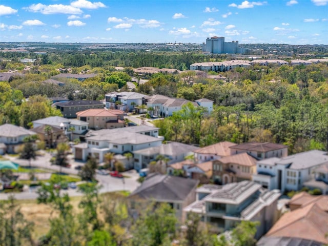 bird's eye view featuring a residential view