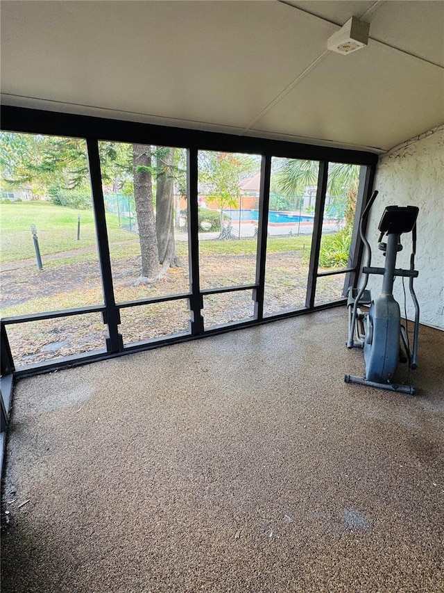 4100 Player Cir Unit 101, Orlando, FL 32808 - view of unfurnished sunroom