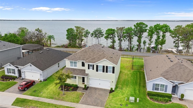 3279 Landing Vw, Tavares, FL 32778 - drone / aerial view with a water view