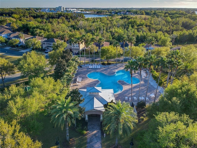 3279 Landing Vw, Tavares, FL 32778 - bird's eye view with a water view