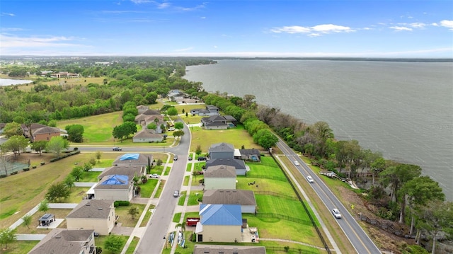 3279 Landing Vw, Tavares, FL 32778 - birds eye view of property with a water view and a residential view
