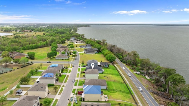 3279 Landing Vw, Tavares, FL 32778 - bird's eye view featuring a residential view and a water view