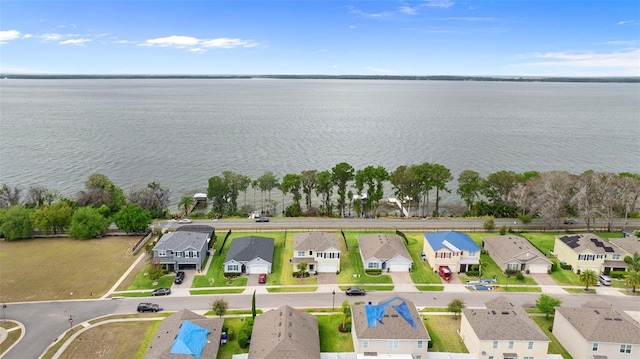 3279 Landing Vw, Tavares, FL 32778 - birds eye view of property featuring a residential view and a water view
