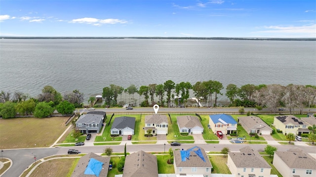3279 Landing Vw, Tavares, FL 32778 - bird's eye view with a water view and a residential view