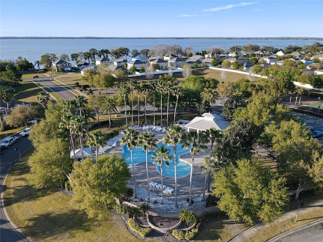 3279 Landing Vw, Tavares, FL 32778 - birds eye view of property with a water view