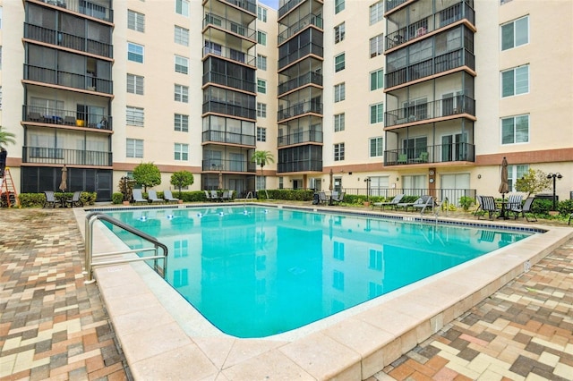 view of community pool