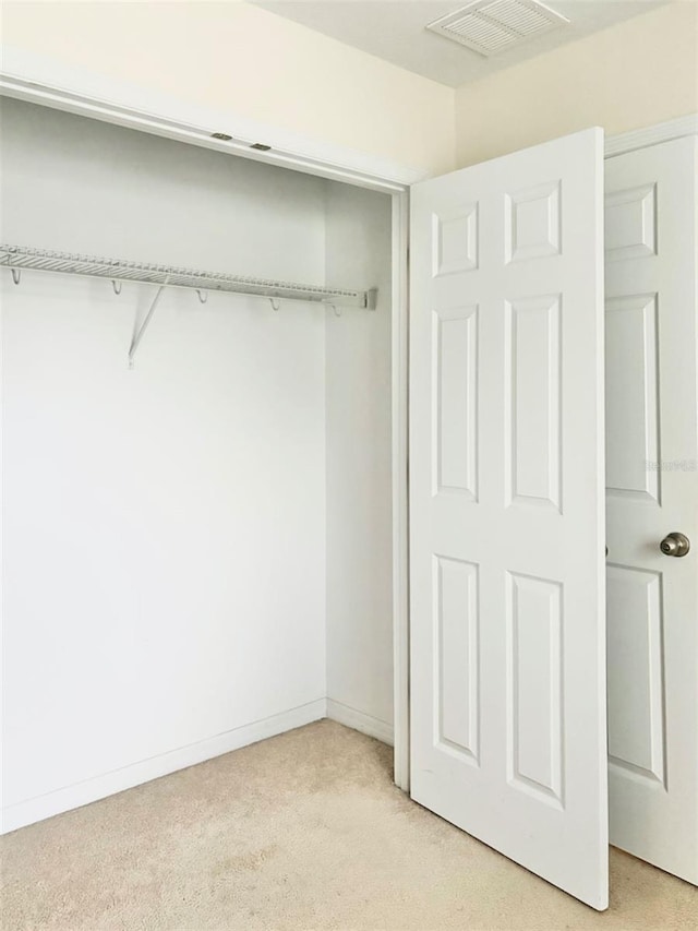 closet with visible vents