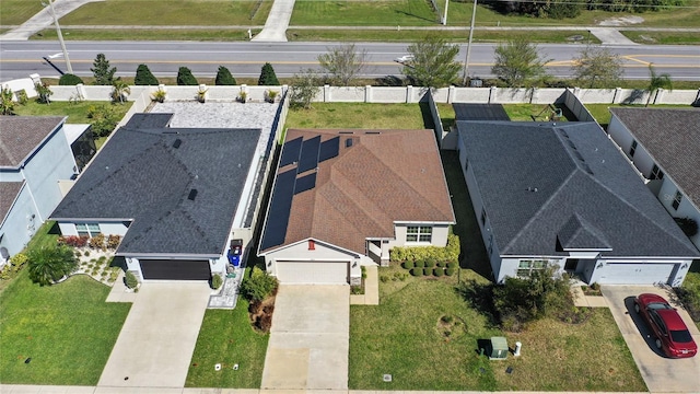 bird's eye view featuring a residential view