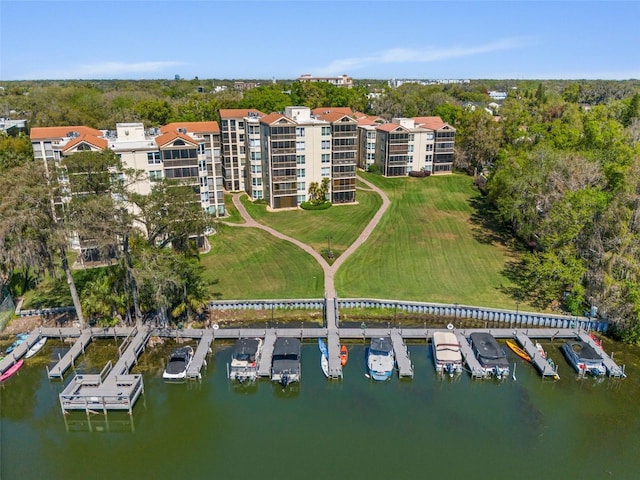 204 Quayside Cir Unit 501, Maitland, FL 32751 - birds eye view of property with a water view