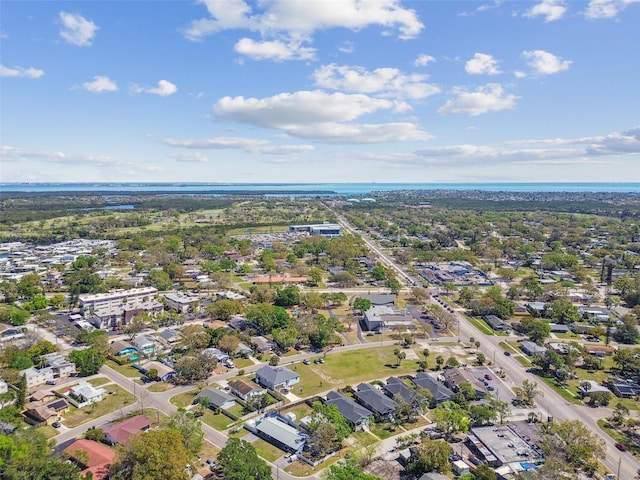 aerial view featuring a residential view