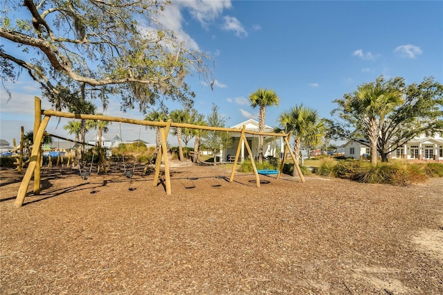 view of communal playground