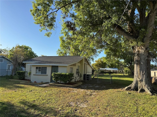 exterior space with fence