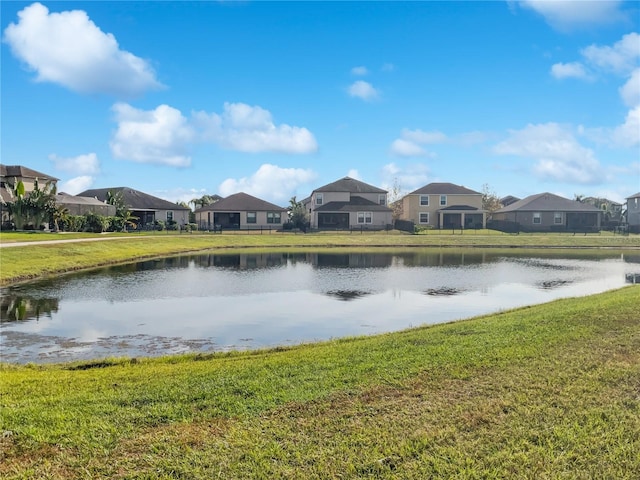 water view with a residential view