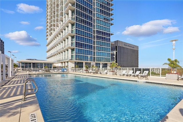 pool featuring a patio