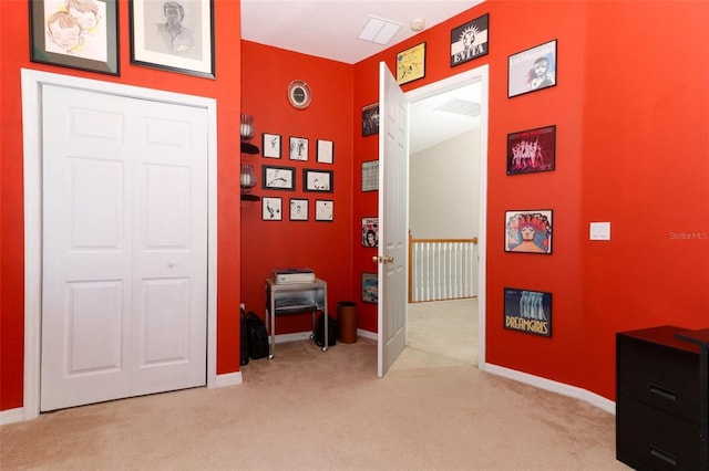 interior space with baseboards