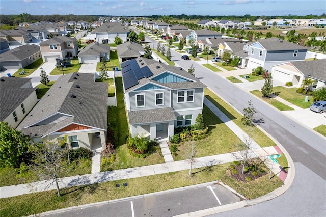 birds eye view of property featuring a residential view