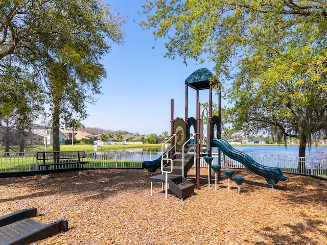 community playground featuring fence