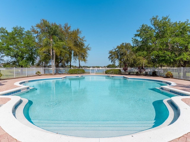 pool with fence