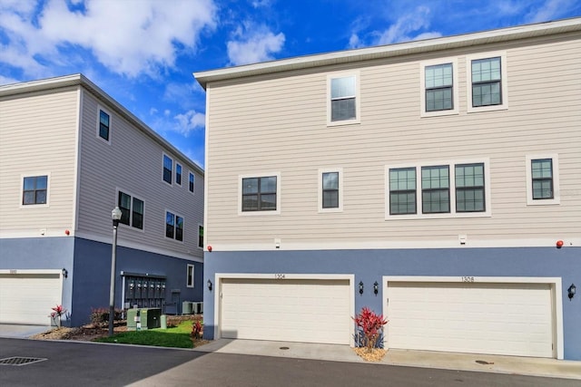 exterior space with stucco siding