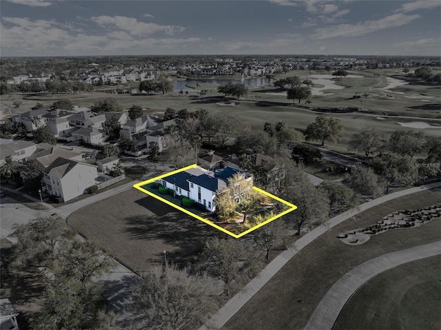7548 Gathering Dr, Reunion, FL 34747 - bird's eye view with a residential view and a water view