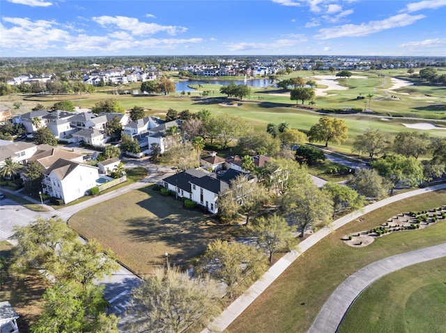 7548 Gathering Dr, Reunion, FL 34747 - birds eye view of property with view of golf course, a water view, and a residential view