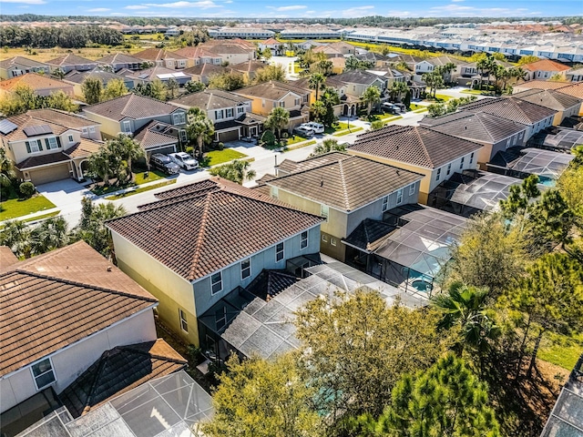 birds eye view of property featuring a residential view